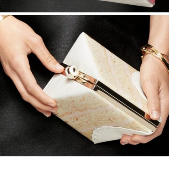 Kate Spade Magnolia Bakery Slice of Cake Bag purse clutch nwot - Picture 6 of 11